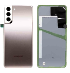 POKLOPAC ZA SAMSUNG S21 PLUS 5G, POKLOPAC+STAKLO KAMERE, ORIGINAL EU, ZLATNI