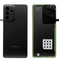 POKLOPAC ZA SAMSUNG A33 5G,A336B, POKLOPAC+STAKLO KAMERE, ORIGINAL EU, CRNI