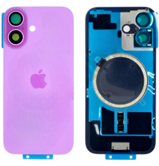 POKLOPAC + STAKLO KAMERE + OKVIR ZA APPLE IPHONE 16 ROZI