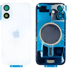 POKLOPAC + STAKLO KAMERE + OKVIR ZA APPLE IPHONE 16 BIJELI