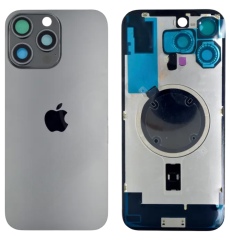 POKLOPAC + STAKLO KAMERE + OKVIR ZA APPLE IPHONE 16 PRO MAX CRNI