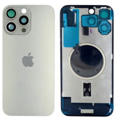 POKLOPAC + STAKLO KAMERE + OKVIR ZA APPLE IPHONE 16 PRO MAX NATURAL TITANIUM