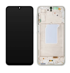 LCD SAMSUNG A26, A266B, S OKVIROM, WHITE